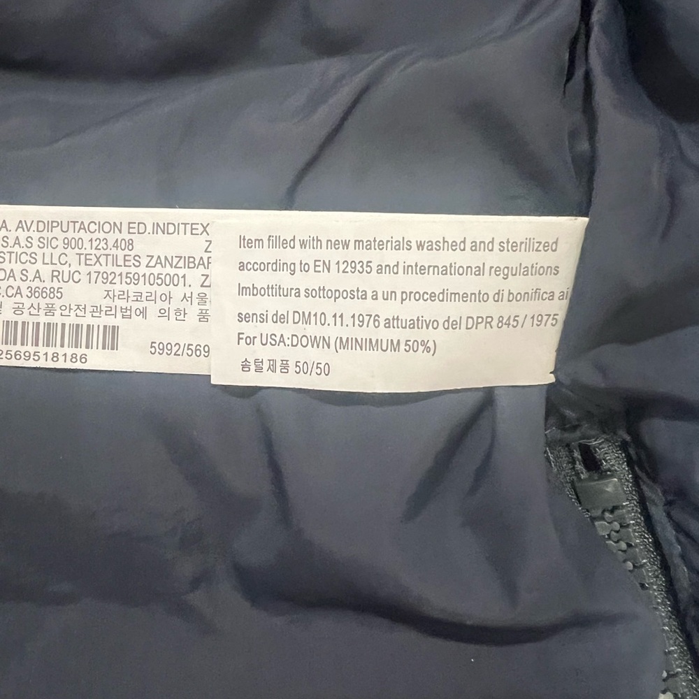 Zara Kids Puff Jacket in Olive Green - Picture 6 of 12